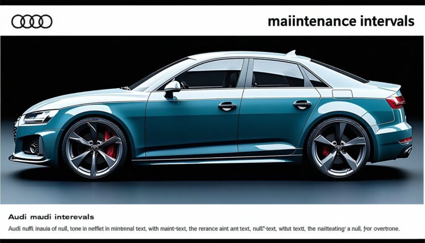 audi maintenance intervals
